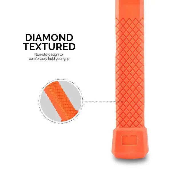Alt view image 4 of 6 - 02847A 2 LB Dead Blow Hammer, Neon Orange | Unibody Molded | Checkered Grip | Spark and Rebound Resistant