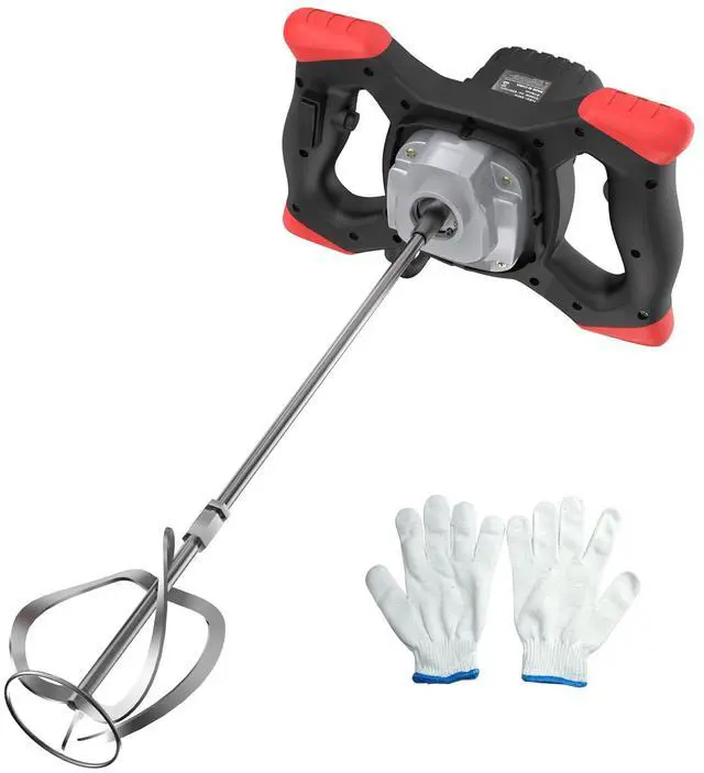 Main image of Cement Mixer 2100W, Portable Concrete Mixer, 110V Handheld Mud Mixer for Motar,Paint, Grout, Plaster, Thinset,Fodder Stirring Tool