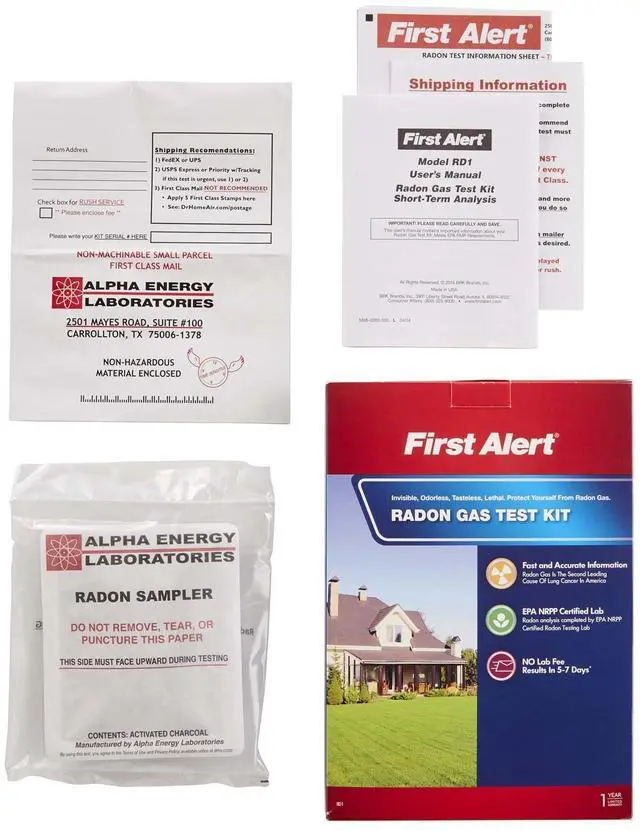 Alt view image 4 of 4 - Radon Gas Test Kit, RD1