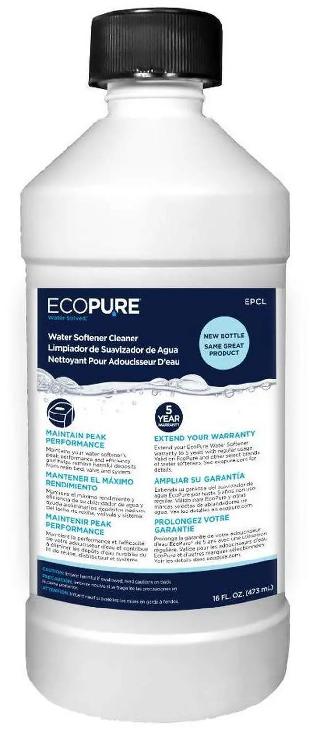 Main image of EPCL Universal Water Softener Cleaner Removes Iron, Rust & Sediment Extends System Life Compatible with All Brands