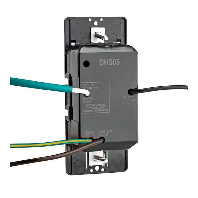 Alt view image 2 of 6 - Humidity Sensor Switch for Bathroom Exhaust Fan, Automate Ventilation, Air Circulation, Moisture Control, ¼ HP, Single Pole, DHS05-1LW, White