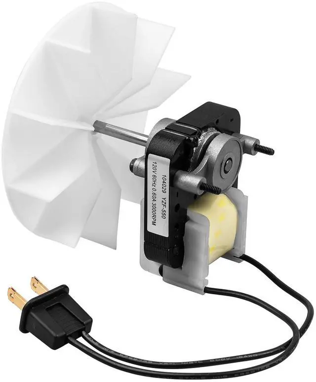 Main image of Universal Bathroom Vent Exhaust Fan Motor Replacement Motors Kit, Fit for Nu-Tone Br-oan Exhaust Vent Fan Motor 120V 50CFM, with Blower Wheel