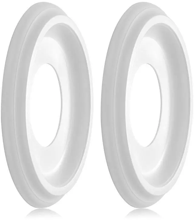 Main image of 2Packs Molded Nylon Ceiling Medallion for Light Fixtures and Ceiling Fans, 9.8"OD x 4"ID x 0.94"P (Fits Canopies up to7-1/4")(White)