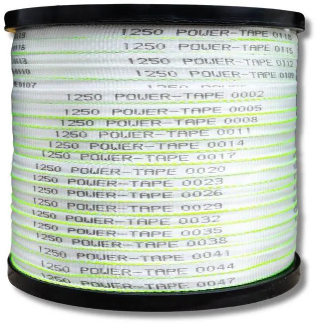 Main image of Pull Tape Power-Tape | Made in USA | 100% Polyester | Cable Wire Pulling Webbing, Flat Rope |1250 lb (1/2 inch) x 500 feet