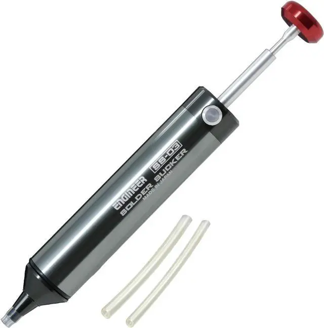 Main image of Solder Sucker Professional Grade Desoldering Pump | Made in Japan, High-Power Suction, Heat Resistant (max. 350)