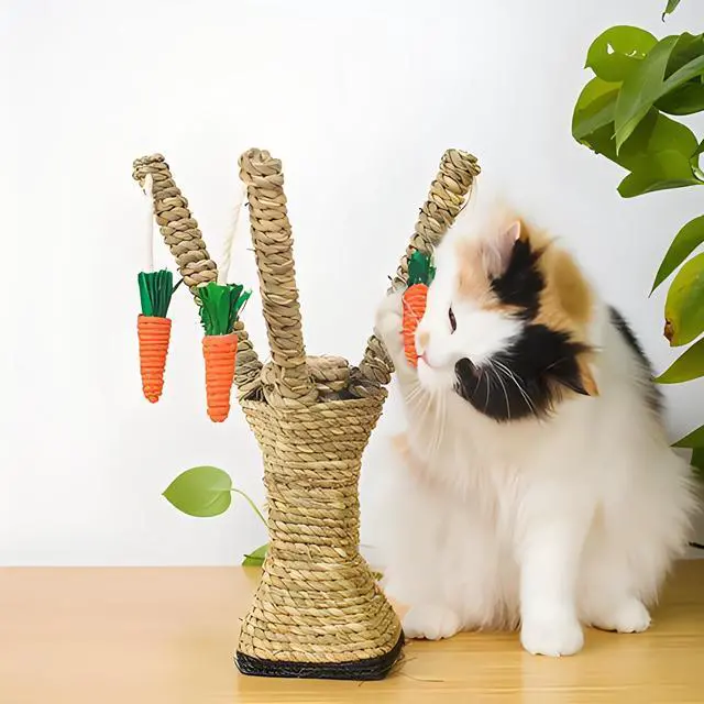 Alt view image 3 of 6 - 1/4 in (6 mm) X 328 Ft (100 Meters) Natural Sisal Hemp Rope Heavy Duty Thick Twine for Cat Scratcher Post Tree, Garden, Binding, Crafts Packing Material