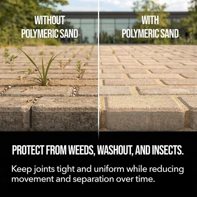 Alt view image 4 of 6 - Rhino Power Bond Plus - Polymeric Sand for Pavers and Stone Joints up to a Maximum of 2 inches. (10 Pound, Slate Gray)