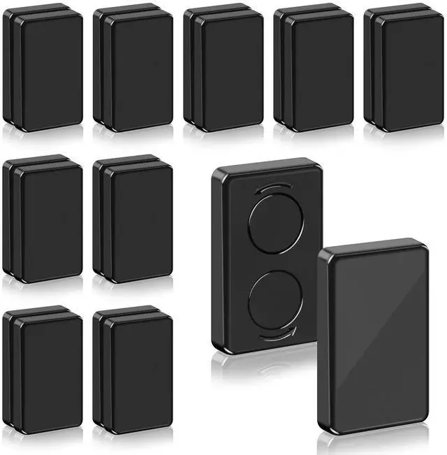 Main image of 18 Pcs Outdoor Curtain Weights, Heavy Curtain Magnets, Waterproof-Black | Heavy Magnetic Drapery Weights, Weighted Outdoor Curtains Bottom, Keeps Curtains Neat, Patio Shower Curtain, Tablecloth, Flag