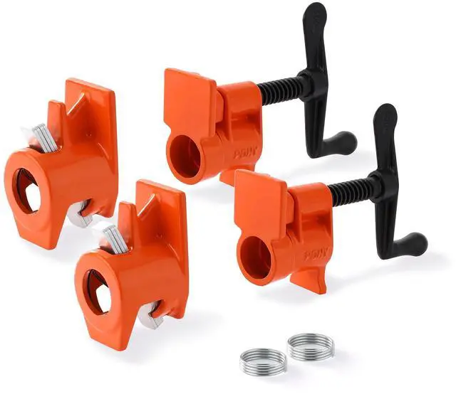Main image of the Original 2-Pack 50 Pipe Clamp Fixture for 3/4 Inch Black Pipe | Wood Gluing Clamp Fixture for Woodworking Projects, Provides Strong and Precise Clamping Pressure for Secure Joints