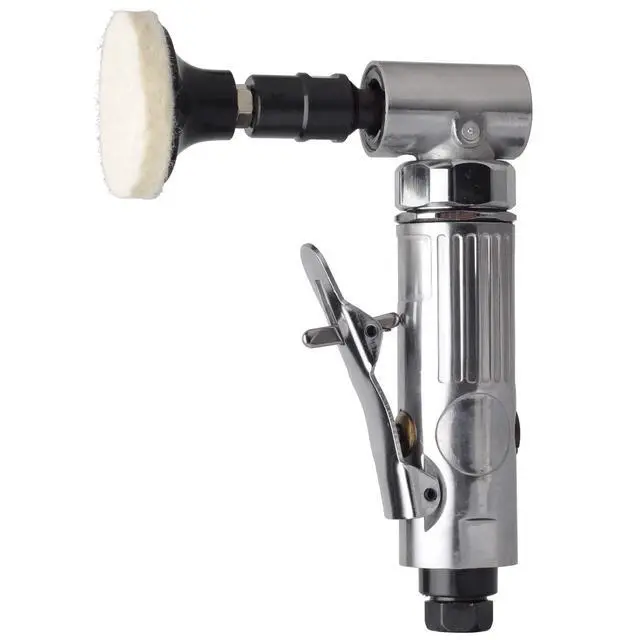 Alt view image 6 of 6 - 1/4 inch angle air die grinder with 22 pcs 2-inch quick change sanding discs, polished color angle pneumatic die grinder, air die grinder kit