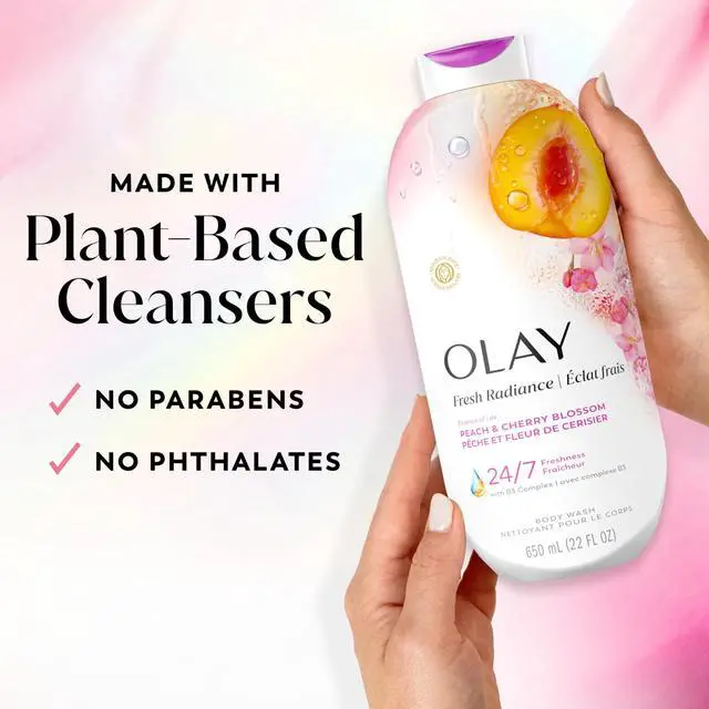 Alt view image 5 of 7 - "Fresh & Radiant" variant; provides all-day skin care, leaving the skin visibly radiant; formulated with plant-based cleansing ingredients, Vitamin B3, and antioxidants; suitable for all skin types; f