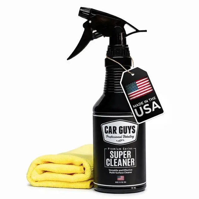 Main image of Powerful Automotive Interior Cleaner | Stain Remover for Car Seats, Carpets, Upholstery, and Leather | 18 oz Kit (Microfiber Towel Included)