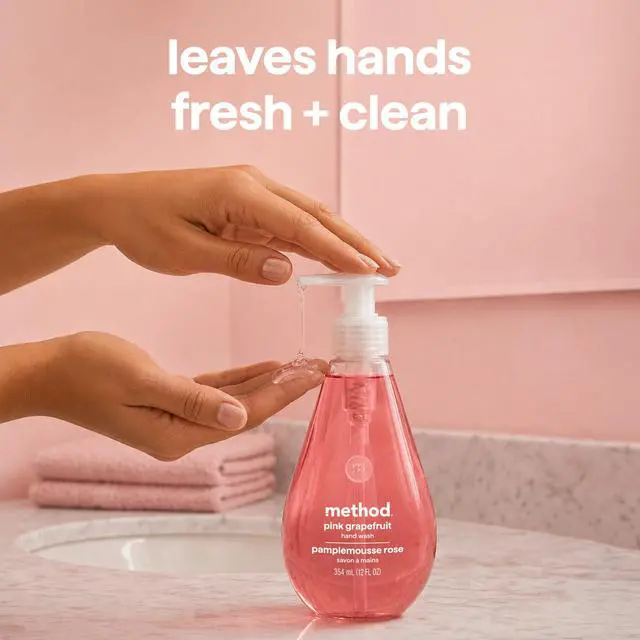 Alt view image 7 of 7 - Gel Hand Soap Refill, Pink Grapefruit Scent, 34 fl oz | Refills up to 3 times; moisturizes and softens skin; designed for gentle daily cleansing; features the scent of pink grapefruit and blood orange