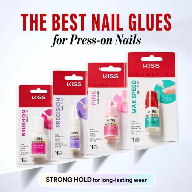 Alt view image 3 of 7 - Precision Nail Glue (suitable for press-on nails, manicure kits, nail tips, and nail wraps), 0.10 oz. Features ultra-strong adhesion and a quick-drying formula; instantly repairs nail cracks, splits,