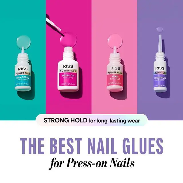 Alt view image 6 of 7 - Precision Nail Glue (suitable for press-on nails, manicure kits, nail tips, and nail wraps), 0.10 oz. Features ultra-strong adhesion and a quick-drying formula; instantly repairs nail cracks, splits,