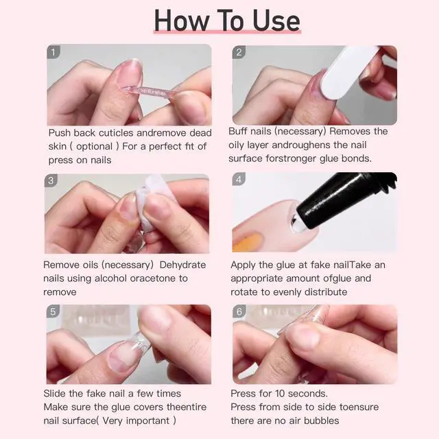 Alt view image 6 of 6 - CurvLife Semi Solid Nail Glue, 15g Strong Nail Glue for Press On Nails | No UV Lamp Needed, Air-Dry Nail Glue Gel Has Gap-Filling Texture for Nail Tips and Press-Ons with Quick, Long-Lasting Hold