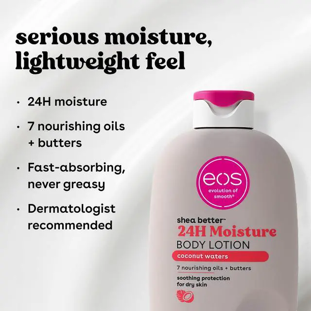 Alt view image 4 of 7 - eos Shea Better Body Lotion- Coconut Waters, Natural Shea Butter, 16 fl oz