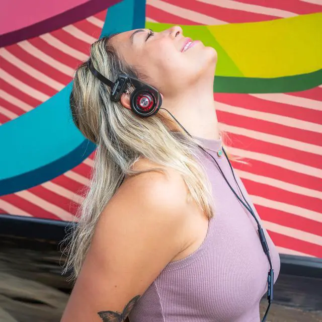Alt view image 6 of 7 - Porta Pro Utility On-Ear Headphones, Stealth Grey Interchangeable Cord | Detachable Cord System, Collapsible Design