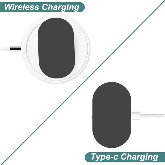Alt view image 4 of 5 - Charging Case for Samsung Galaxy Buds/Buds+ (R170/R175) Earbuds (Black) | Replacement Portable Charger Case Cover Dock Cradle for Galaxy Buds/Buds+ SM-R170/R175 (Black)