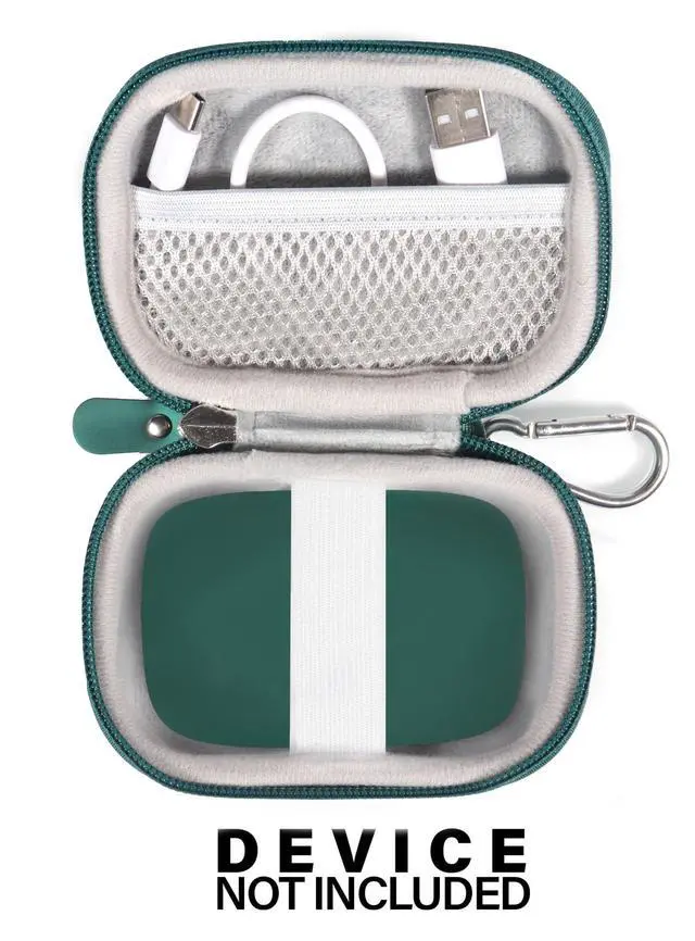 Alt view image 3 of 5 - Case for PocBuds Headphones, 80hrs Playtime Charging Case Digital Display Sports Ear Buds (Olive)