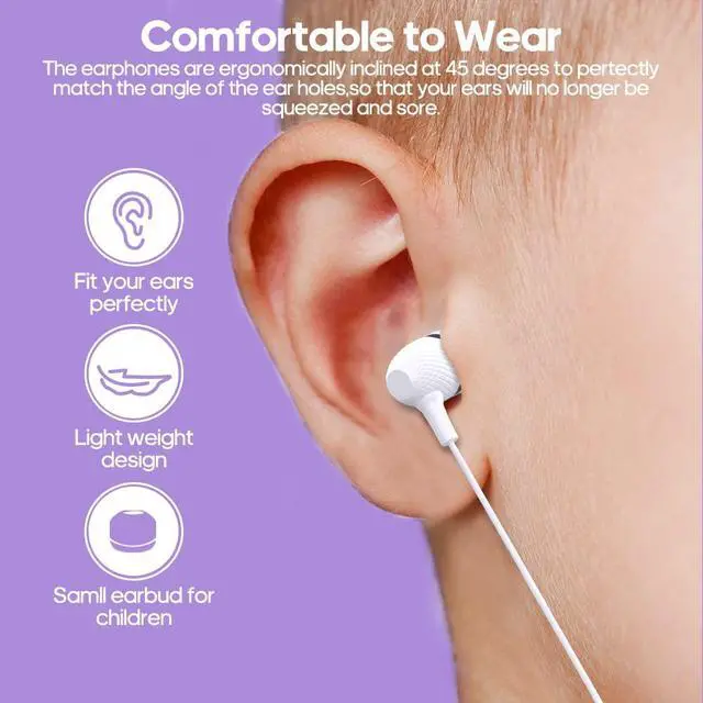 Alt view image 3 of 7 - Kids Earbuds Bulk 30 Pack Macaron Colors Mixed, Wholesale Durable Earphones in-Ear Headphones Perfect for Schools Classroom Students Teens Children Gift and Adult