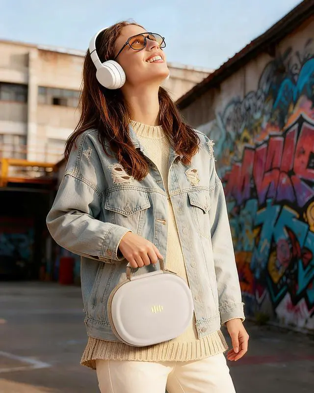 Alt view image 6 of 7 - Headphone Case Hard Shell for Bose Quietcomfort/Skullcandy/JBL Tune 720BT/520BT/510BT/Live 770NC/460NC, Super-Slim Upgrade PU Pocket Over-Ear Headset Universal Portable Travel Organizer Bag