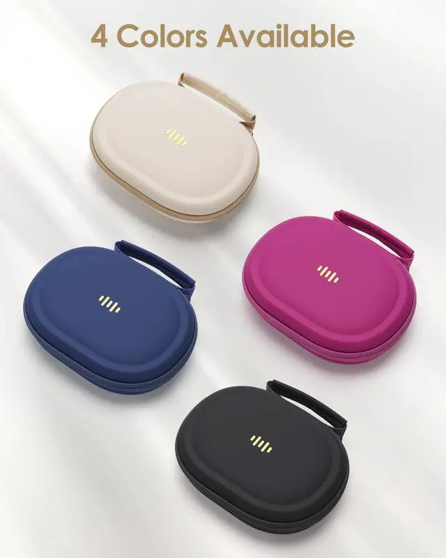 Alt view image 7 of 7 - Headphone Case Hard Shell for Bose Quietcomfort/Skullcandy/JBL Tune 720BT/520BT/510BT/Live 770NC/460NC, Super-Slim Upgrade PU Pocket Over-Ear Headset Universal Portable Travel Organizer Bag