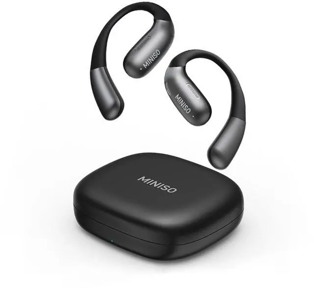 Main image of X28 AI Translation Earbuds Open Ear Wireless Bluetooth Earbuds OWS Support 150 Languages Real Time Translation Sports Headphones IPX5 Waterproof for Travel Business Learning Meeting Black