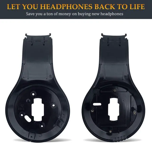 Alt view image 4 of 7 - Studio 3 Inside Panel Studio3 Replacement Parts Inner Earphone Shell Accessories Compatible with Beats by Dr. Dre Studio3/A1914 Studio 2 Wireless/B0501 Headphones (Matte Black)