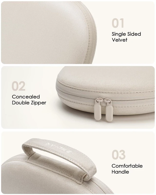 Alt view image 6 of 7 - Smart Case 2.0 Slimline for AirPods Max 2 Headphones, Supports Sleep Mode AirPods Max Accessories, Upgrade Anti-Scratch Portable Carry Travel Bag