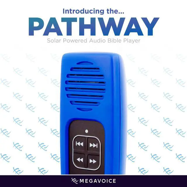 Alt view image 3 of 7 - Spanish Reina Valera 1960 (RVR60) Rechargable Audio Bible Player | Handheld, Easy Controls, 12-Hour Battery Life, Headphones and MicroUSB Cord Included
