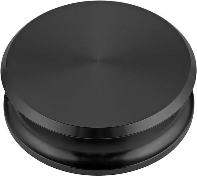 Main image of Record Weight Stabilizer, 11oz Aluminum Vinyl Record Stabilizer | with Bubble Level, Low Profile to Fits Under Dust Cover of Turntable Vinyl Disc LP Record Player for Vibration Balanced