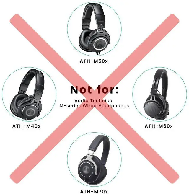 Alt view image 4 of 7 - ATH-M50xBT Cable, Coiled Aux Cord for Audio Technica ATH-M50xBT2 Headphones | 3.5mm to 3.5mm(1/8") Extension Wire with 6.35mm(1/4") Adapter for ATH-SR50BT Wireless Headset, 14ft