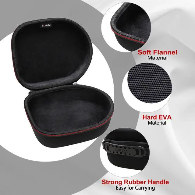 Alt view image 2 of 5 - Case for Sennheiser HD 599 SE/600/280 Pro/599/490 PRO/620S Headphone | Hard Carrying Travel Case for Sennheiser Headphone