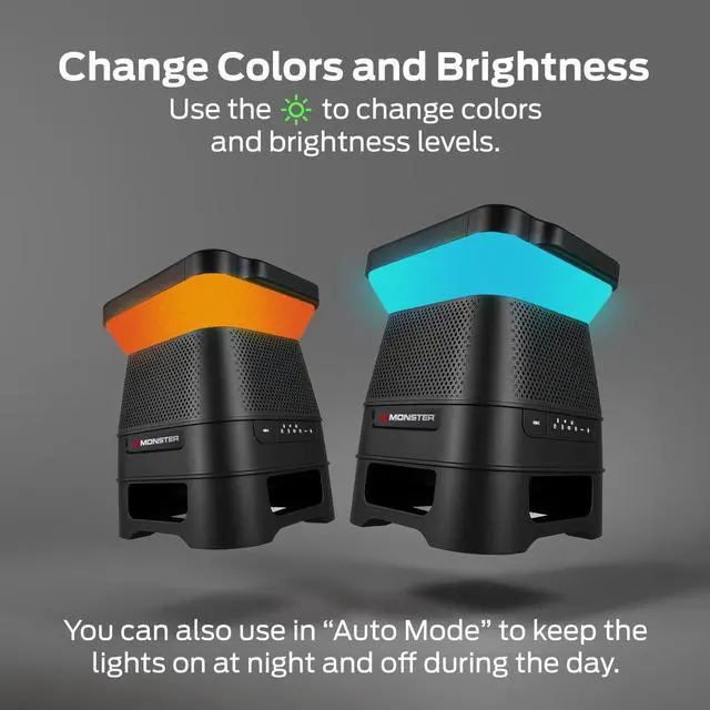 Alt view image 6 of 7 - Solar X Speaker - Bluetooth Wireless Solar Powered 360 Degree Sound with LED, Easy Connect, 8 Hours of Playtime and 30W Bass