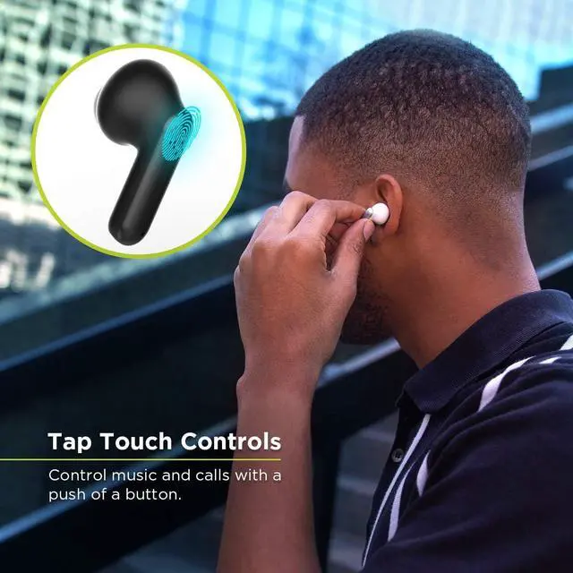 Alt view image 5 of 6 - PureBoom Orbs Pro Active Nosie Cancellation Wireless Earbuds, Reduce Noise with ANC, Stereo Headphones in Ear with Zinc Alloy Case for iPhone/Android Phones/TV/Laptops, More Devices(Gunmetal)