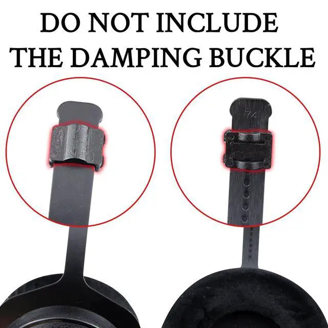 Alt view image 4 of 7 - Headband Side Cover Slider for Beyerdynamic DT 770/DT880/DT990 Pro, DT770/DT880 Pro HT, DT790/DT797, HS200 Dyn/Rotor/Trend Headphones, End Caps Replacement Repair Kit Accessories - Black