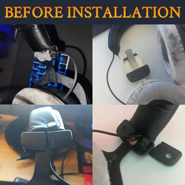 Alt view image 5 of 7 - Headband Side Cover Slider for Beyerdynamic DT 770/DT880/DT990 Pro, DT770/DT880 Pro HT, DT790/DT797, HS200 Dyn/Rotor/Trend Headphones, End Caps Replacement Repair Kit Accessories - Black