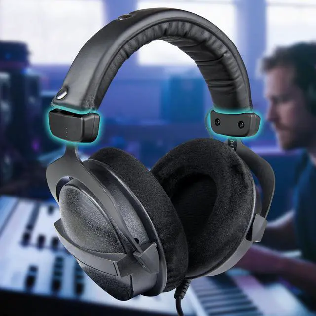 Alt view image 7 of 7 - Headband Side Cover Slider for Beyerdynamic DT 770/DT880/DT990 Pro, DT770/DT880 Pro HT, DT790/DT797, HS200 Dyn/Rotor/Trend Headphones, End Caps Replacement Repair Kit Accessories - Black