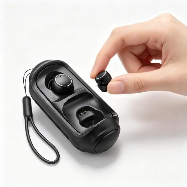 Main image of Invisible Mini Sleep Wireless Bluetooth Earbuds,Smallest Low Profile Micro Tiny Discreet Hidden Ear Buds for Work,Small Headphones, Wireless Earphone Side Sleepers for Small Ear Canals