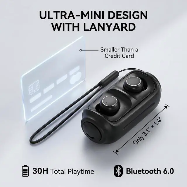 Alt view image 4 of 7 - Invisible Mini Sleep Wireless Bluetooth Earbuds,Smallest Low Profile Micro Tiny Discreet Hidden Ear Buds for Work,Small Headphones, Wireless Earphone Side Sleepers for Small Ear Canals