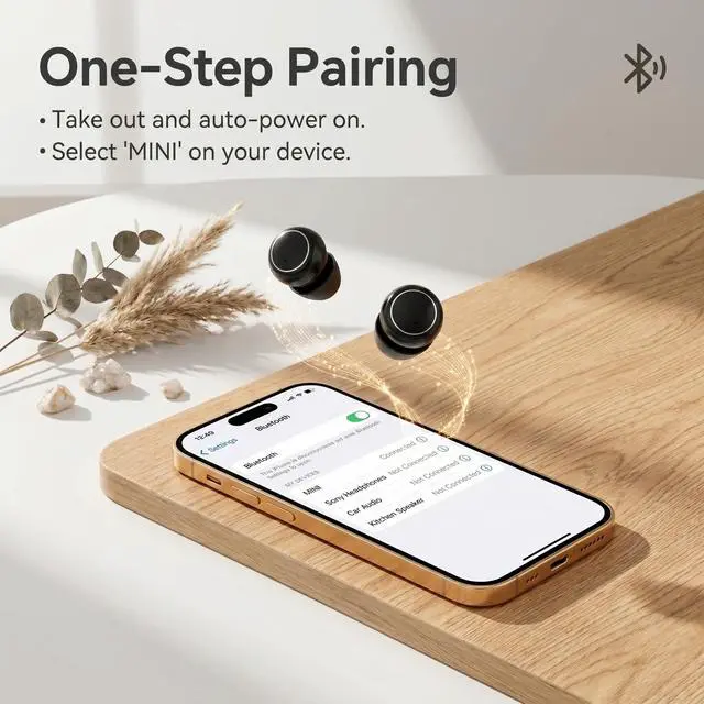 Alt view image 7 of 7 - Invisible Mini Sleep Wireless Bluetooth Earbuds,Smallest Low Profile Micro Tiny Discreet Hidden Ear Buds for Work,Small Headphones, Wireless Earphone Side Sleepers for Small Ear Canals