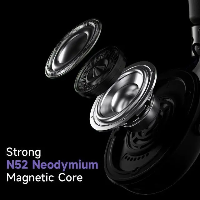 Alt view image 4 of 7 - Verge S9 Ultra Lightweight Wireless Gaming Headset, Quad Mode 2.4G, BT, Wired Connectivity Headset with Noise Cancelling Mic, Compatible with PS PC Phone, Design for Comfort White