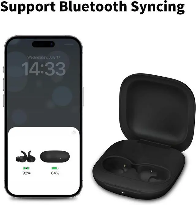 Alt view image 6 of 7 - Replacement Compatible forBeats Fit Pro Charging Case, Charging Case forBeats Fit Pro Alternative with Wireless Bluetooth Pairing Button