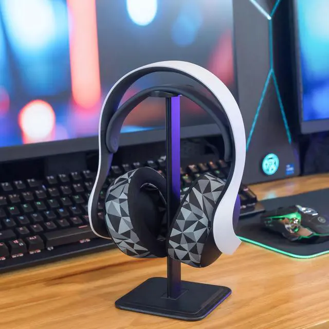Alt view image 3 of 7 - Freeze Pulse Elite - Cooling Gel Earpads Compatible with PS5 Pulse Elite, Made by Wicked Cushions | Thicker Cushion & Wider Opening | Geo Grey