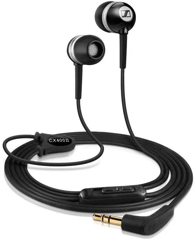 Main image of CX 400-II Precision Ear-Canal Phones with Bass-Driven Stereo Sound (Black)