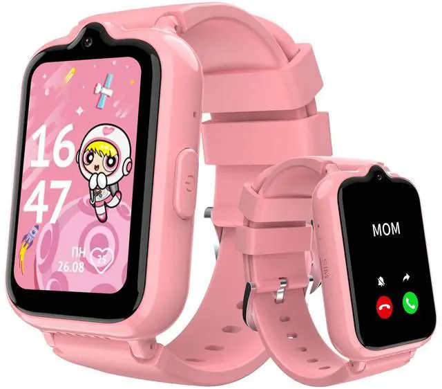 Main image of 4G Kids Smart Watches Girls, GPS Watch for Kids with Video Call Voice Chat | Pedometer SOS Alarm Calculator Camera Waterproof HD Touch Screen Parental Controls, Digital Watch for Girls Age 5-12