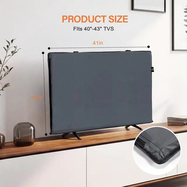 Alt view image 2 of 7 - Outdoor TV Cover - All-Weather Waterproof Universal for 40 to 43 Inch TVs