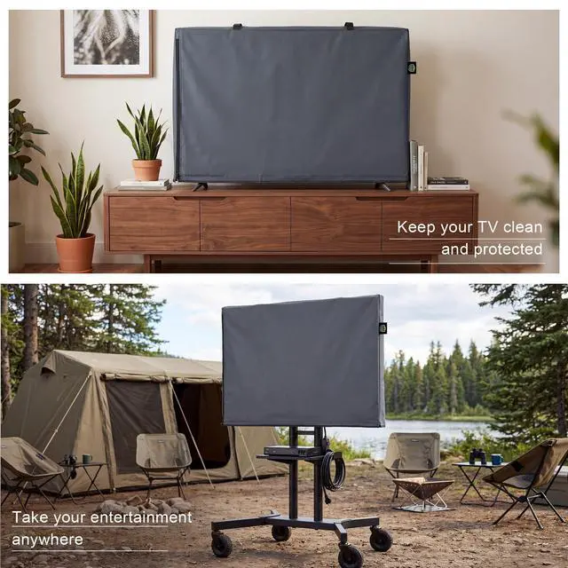 Alt view image 5 of 7 - Outdoor TV Cover - All-Weather Waterproof Universal for 40 to 43 Inch TVs