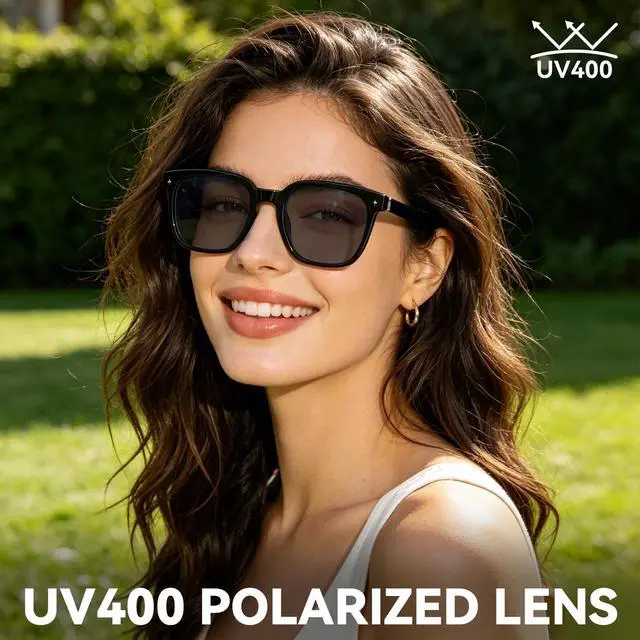 Alt view image 4 of 7 - Smart Bluetooth Glasses for Men Women, AI Glasses with Open Ear Audio | Voice Control, Real-Time Translation, Hands-Free Calls, Smart Sunglasses for Travel, Work and Daily Use